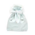 4 x 6 pouces de mariage faveur sac de satin de cordon