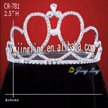 Corona Tiara barato por mayor de diamantes de imitación