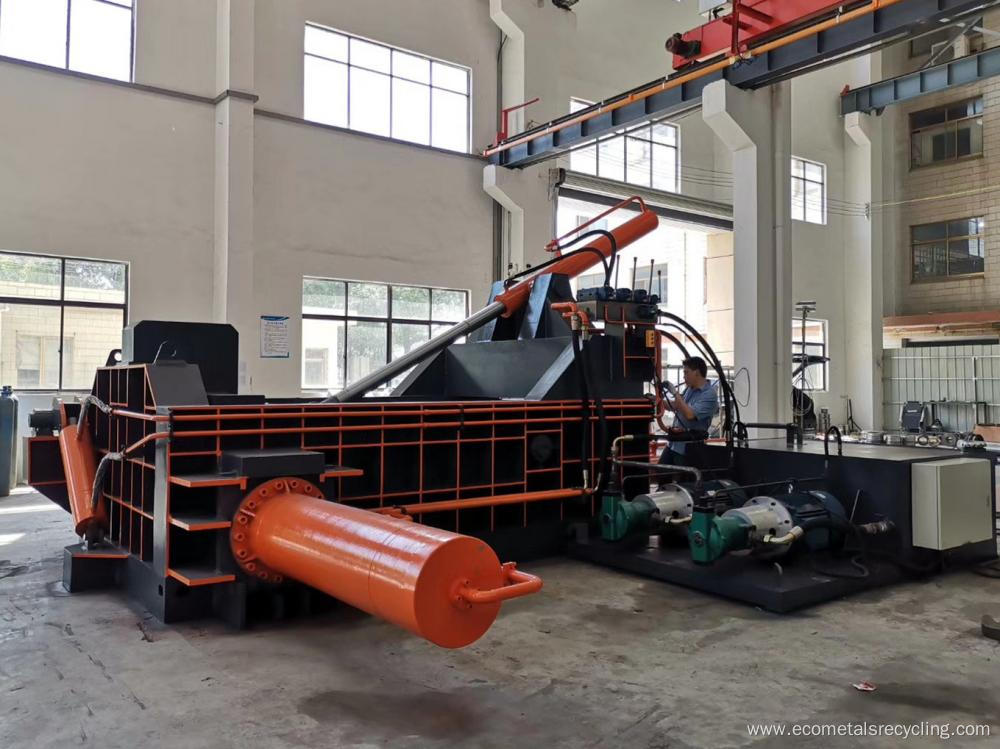 Hydraulic Scrap Steel Aluminum Metal Compactor Baling Press