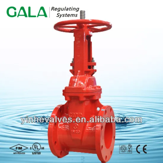 Fire protection resilient seat OS & Y type gate valve