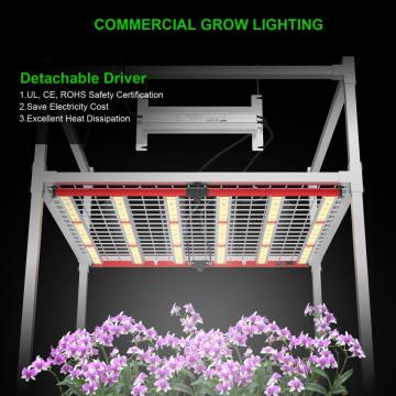 La mejor barra de cultivo de LED Horticulture Grow Lighting 650W Full Spectrum LED Veugh Lights Barra para invernadero hidropónico