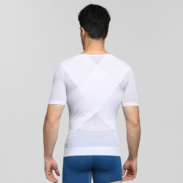 Body Shaping Herren Kurzarm T-Shirt