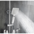 Thermostatic 4-Function Square Brass Bathroom Shower Set