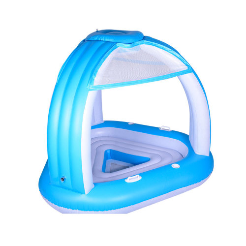 Custom Pool Float 3 Person Canopy Inflatable Island​