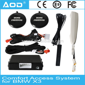 For BMW X3 comfort access system with keyless entry/window closer/side mirror folding/trunk open functions