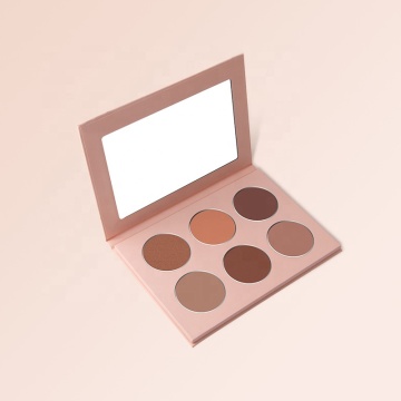 Label Pribadi Highlighter 6-Hole Custom Diy dan Contour Palette Makeup Private