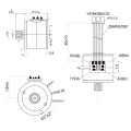 Motore passo-passo a magnete permanente Maintex 20BY26 7V 20mm