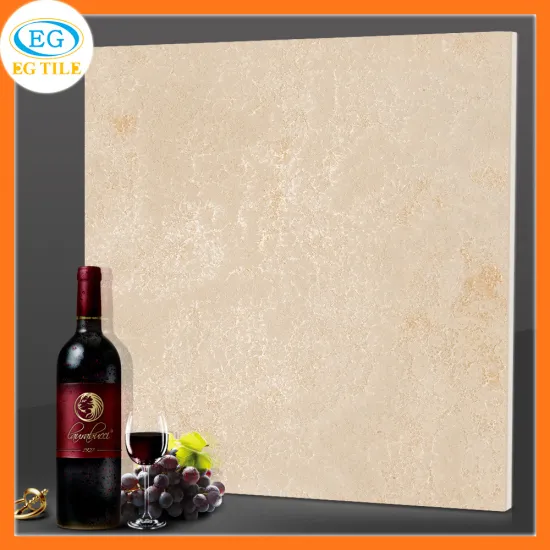 Crema Beige glossy 3d flooring ceramica stone marble gres porcellanato floor tile