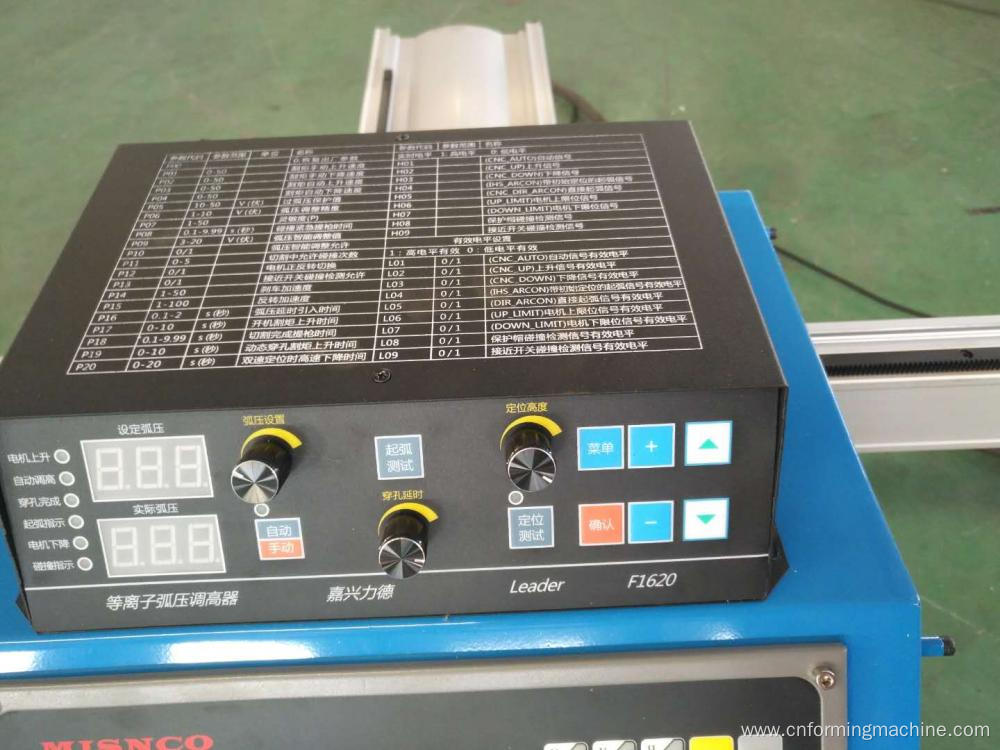 Thick metal plate cnc portable plasma cutting machine