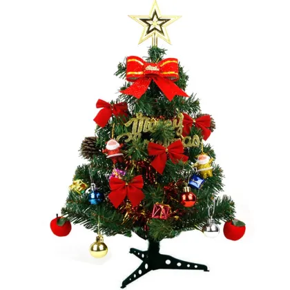 Hot Sell Christmas Tree Ribbon Bows and Decorations - 90CM Happy Christmas Tree