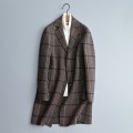 Men's Plaid Wool Jacket Factory Wholesale Custom