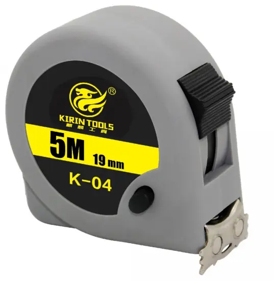 Plastic case steel belt pull tape measure 5m