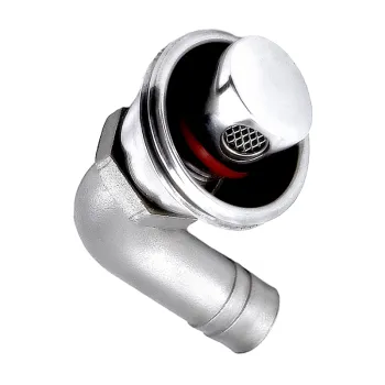 90 Degree Stainless Steel Flush Mount Marine Boat Fuel Gas Tank Vent