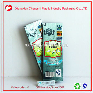 Material plastic aluminum foil coffee valve bag