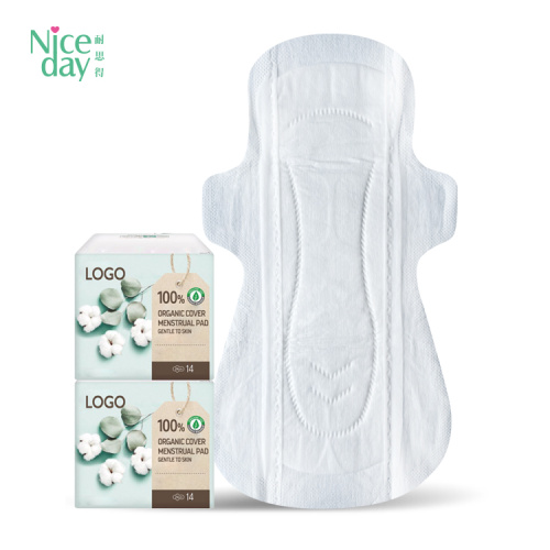 Natural organic Cotton Super Pads with Wings