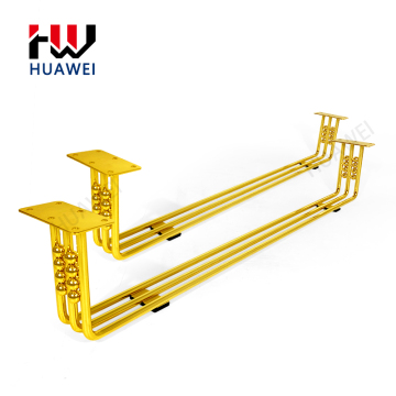 Luxury Beaded Gold Metal Sofa Frame Legs