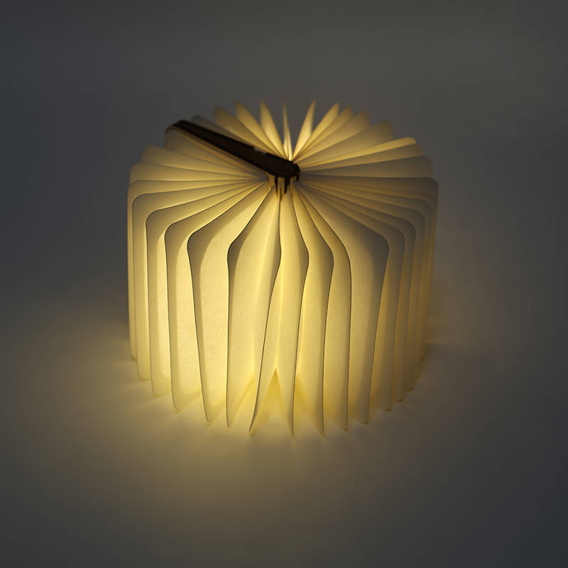 Waterproof Wooden Book Lamp