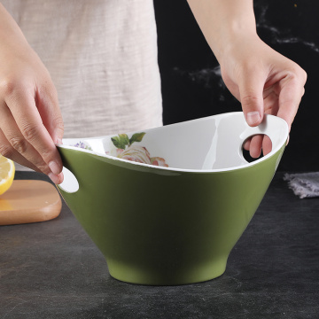 melamine kitchen salad bowl break resistant