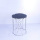 table d&#39;appoint d&#39;angle en marbre et acier inoxydable