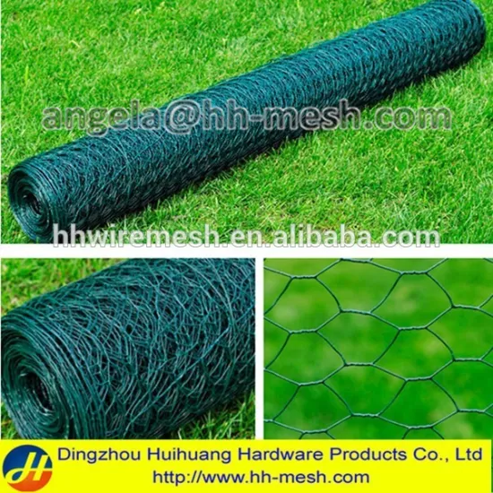 Hexagonal Chicken Wire PVC Coated Wire Netting