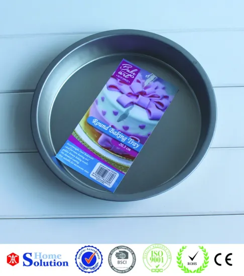 Steel Circle shaped plate PIZZA pan dinner bakeware