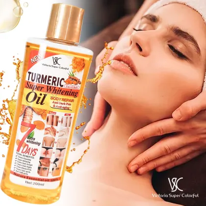 Turmeric Oil Face and Body Lightening Moisturizer - Nourishing and Soothing Essential Oil