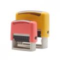 plastic portable signature name self-inking stamp