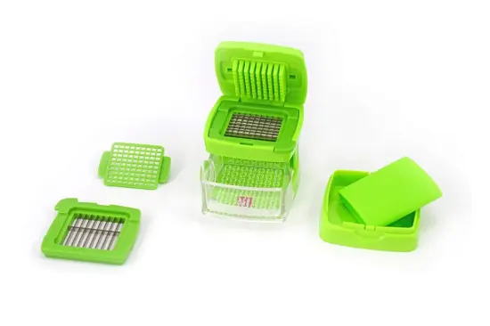 Kitchen Innovations Garlic-A-Peel Garlic Press, Crusher, Mincer, and Storage Container - Includes Silicone Garlic Peeler - Easy
