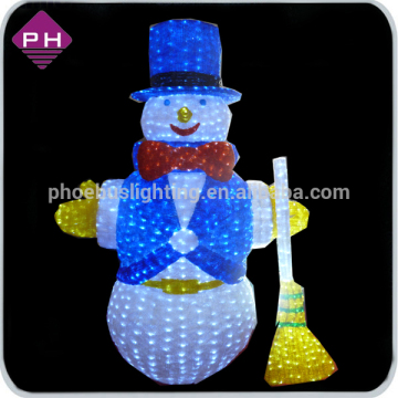 3D lighting snowman christmas light from zhongshan christmas decorations factory