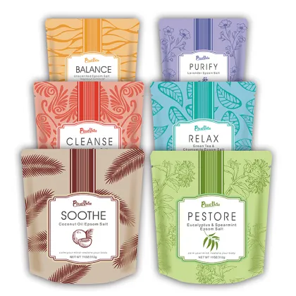 Luxury Lavender Macarons and Himalaya Bath Salt Set