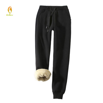 Womens Warm Sherpa Lined Athletic Sweatpants Jogger Fleece Pants