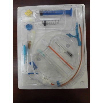 Disposable anti-microbial central venous catheter set