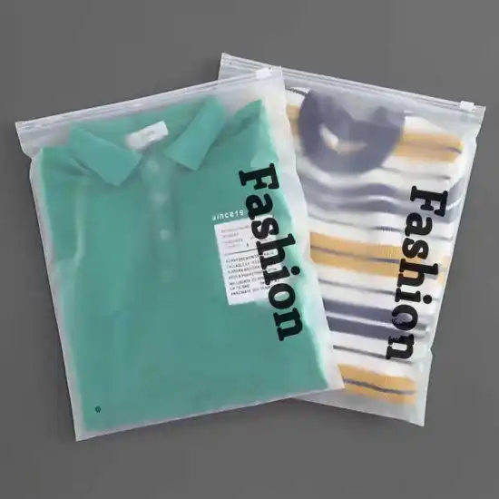 zipper bag for clothing packaging