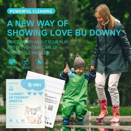 New design baby laundry detergent sheets