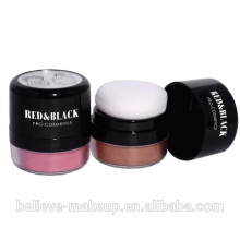 Pó de blush mineral para viagem