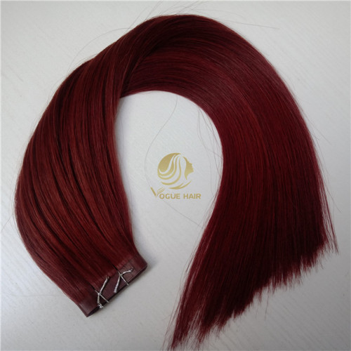 Virgin cuticle  invisible skin weft extensions