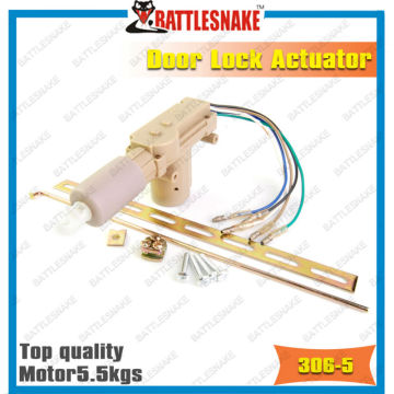Top quality central locking systems power door lock actuator 306-5 for any 12V car Door lock actuator motor