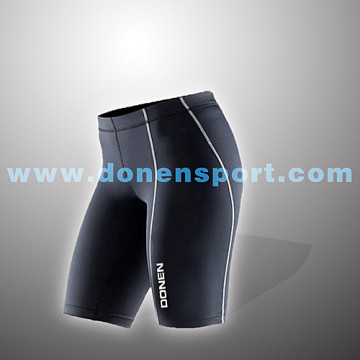 DONEN new custom gym wear , printed compression shorts, black compression wear