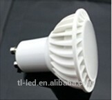 China LED cup lamp 5W 7W GU10 LED lights120degree IC driver with white conductive plastic CE ROHS FCC standard