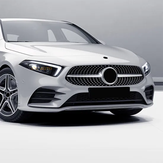 Chrome Black ABS Diamond Front Bumper Grille for Mercedes Benz A CLASS W177 (2019-2022)