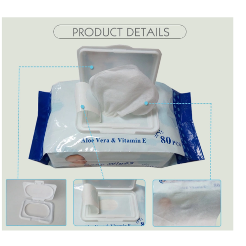 Private Label Baby Wet Wipes With Aloe Vera