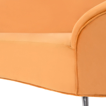 Заводская цена OEM Современная длинная ткань диван стул роскошный современный дизайн бархатный диван