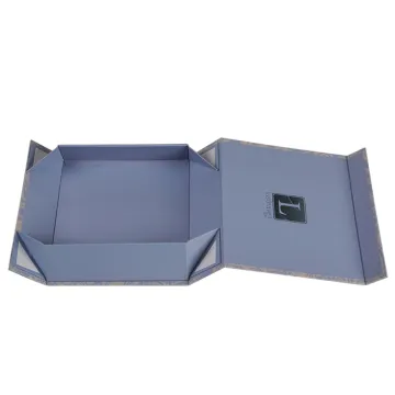 Flat Folding Cardboard Gift Box With Magnetic Closure
