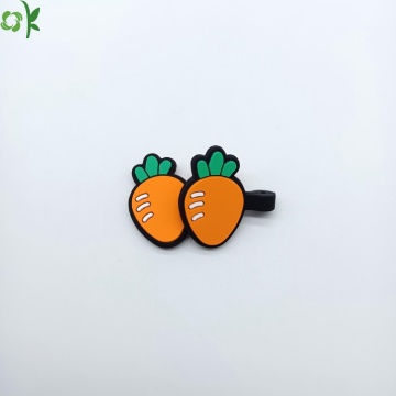 High Quality Carrot Silicone Pet Tag