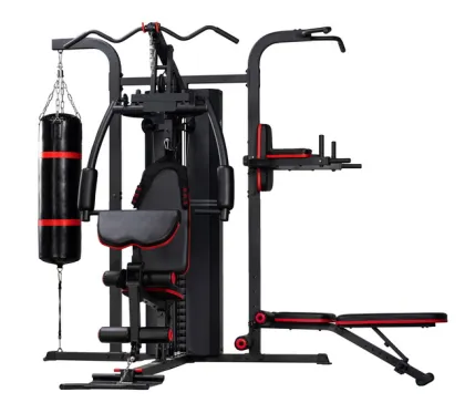 Smith Machine Home Gym: 3-Station Multi-Function Strength Training Equipment