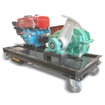 8 HP Diesel Wood Log Splitter - Double Knife Firewood Processor