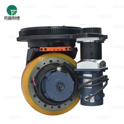 Omnidirectional DC Motor Driving Wheels for AGV Robots in Warehouse Industries