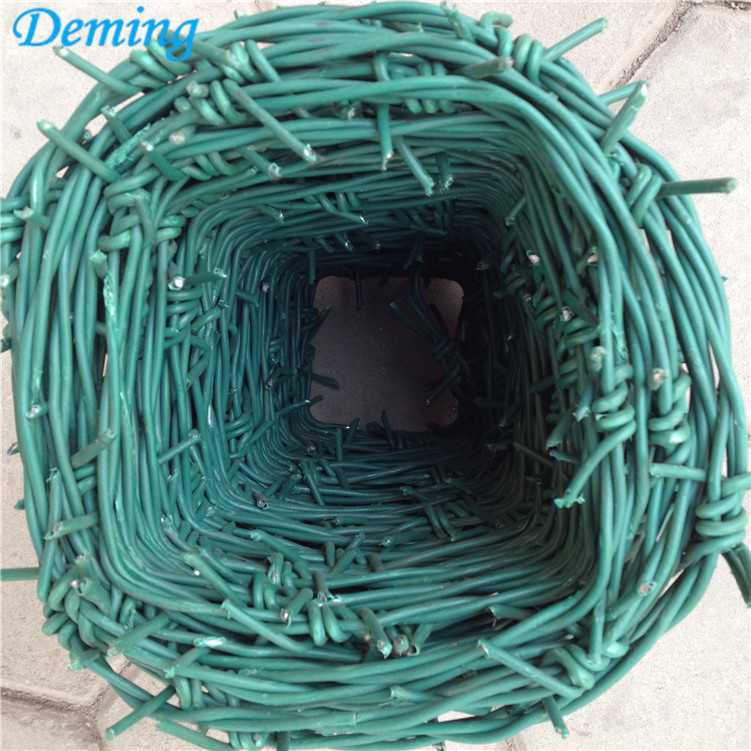 Cheap PVC Coated Barbed Wire Price Per Roll