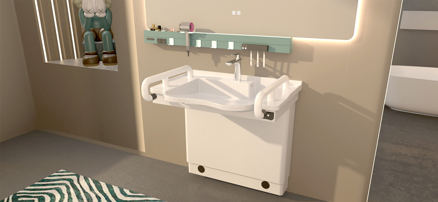 Height Adjustable Wash Basin