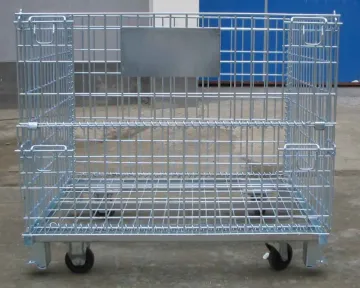 Storage cage in warehouse